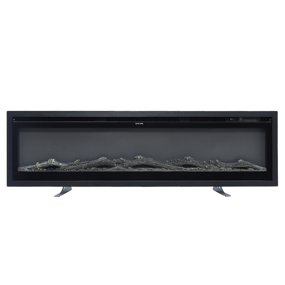 40 50 60 Insert/Wall Mounted LED Fireplace Electric Inset Fire Heater 9 Flames