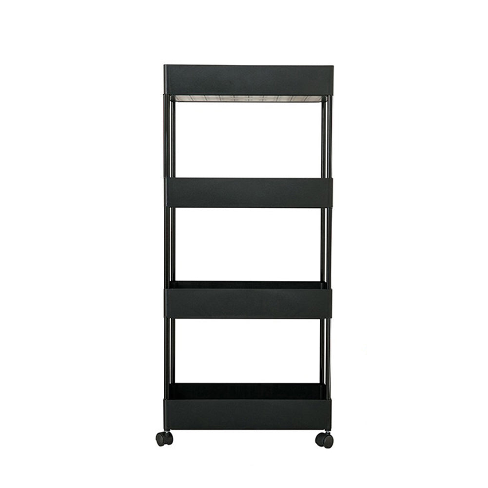 Tiered Bathroom Trolley Cart ABS Narrow Storage Shelf