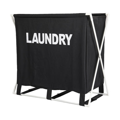 Large Folding Laundry Basket Portable X-Framed Clother Hamper